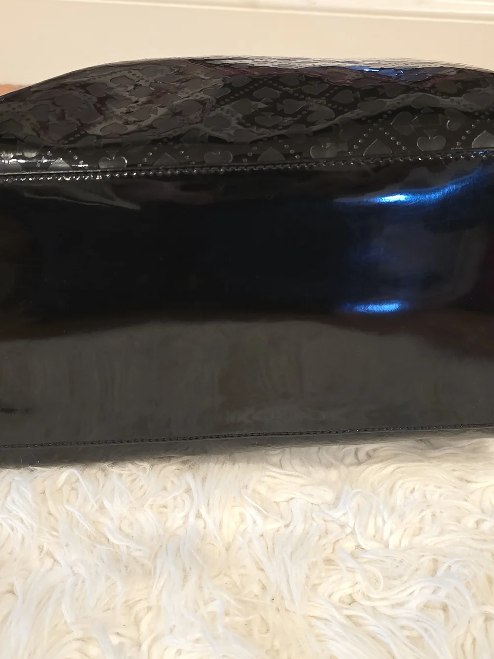 kate spade Black Patent-Embossed Tote